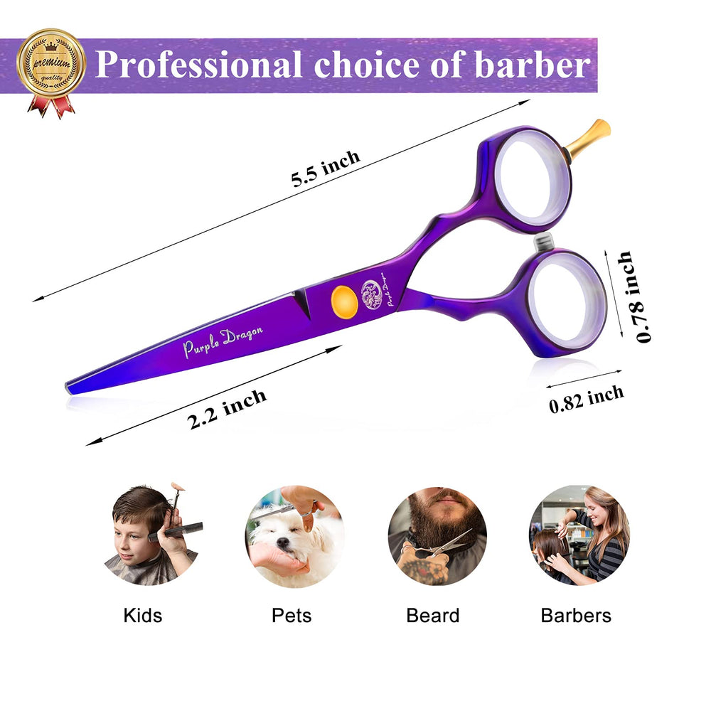 Purple Dragon Japanese stainless steel blade closeup for sharp cuts