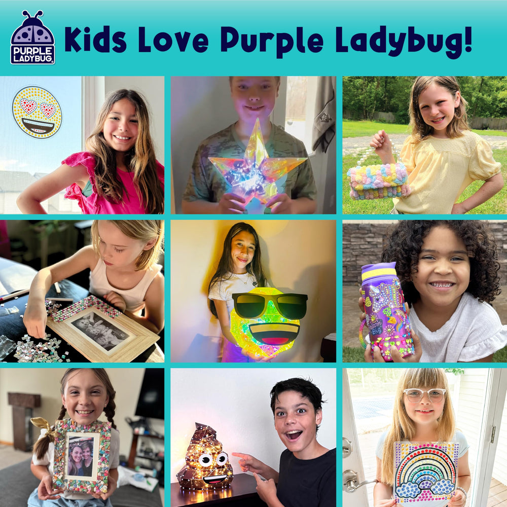 PURPLE LADYBUG DIY Lip Balm Kit gift-ready packaging supports easy holiday gifting.