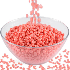 Purplesky wax beads bulk box closeup shows bulk packaging for savings.