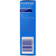 Purpose Dual Treatment Moisturizer SPF 10 2-pack spread—silky texture glides on for comfortable wear.