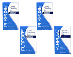Purpose Gentle Cleansing Bar hero image highlights oil-free cleansing for balanced skin.