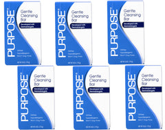 Purpose Gentle Cleansing Bar pack-6-oz shows oil-free daily cleansing.