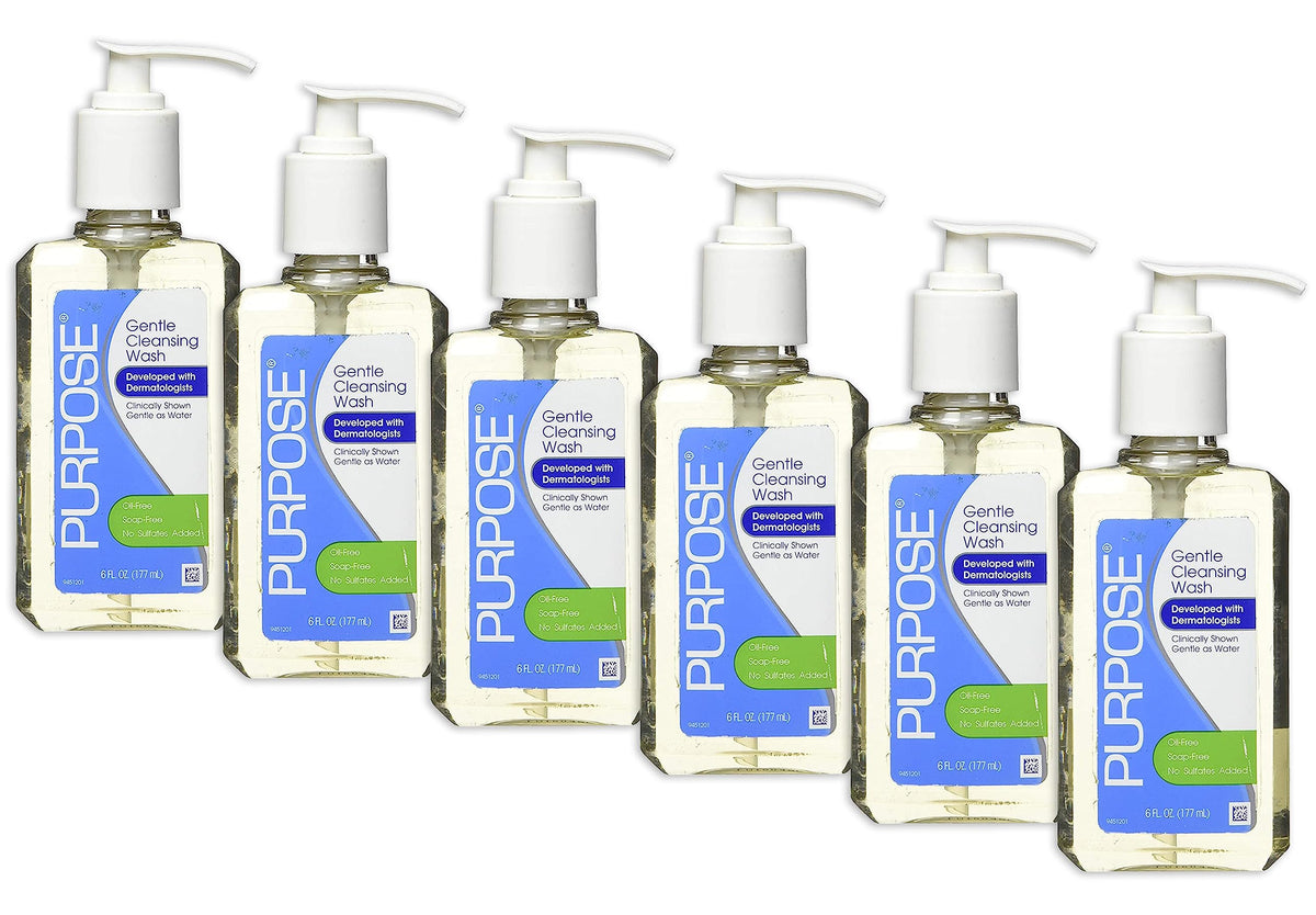 Purpose Gentle Cleansing Wash bottle pour for a gentle, balanced cleanse