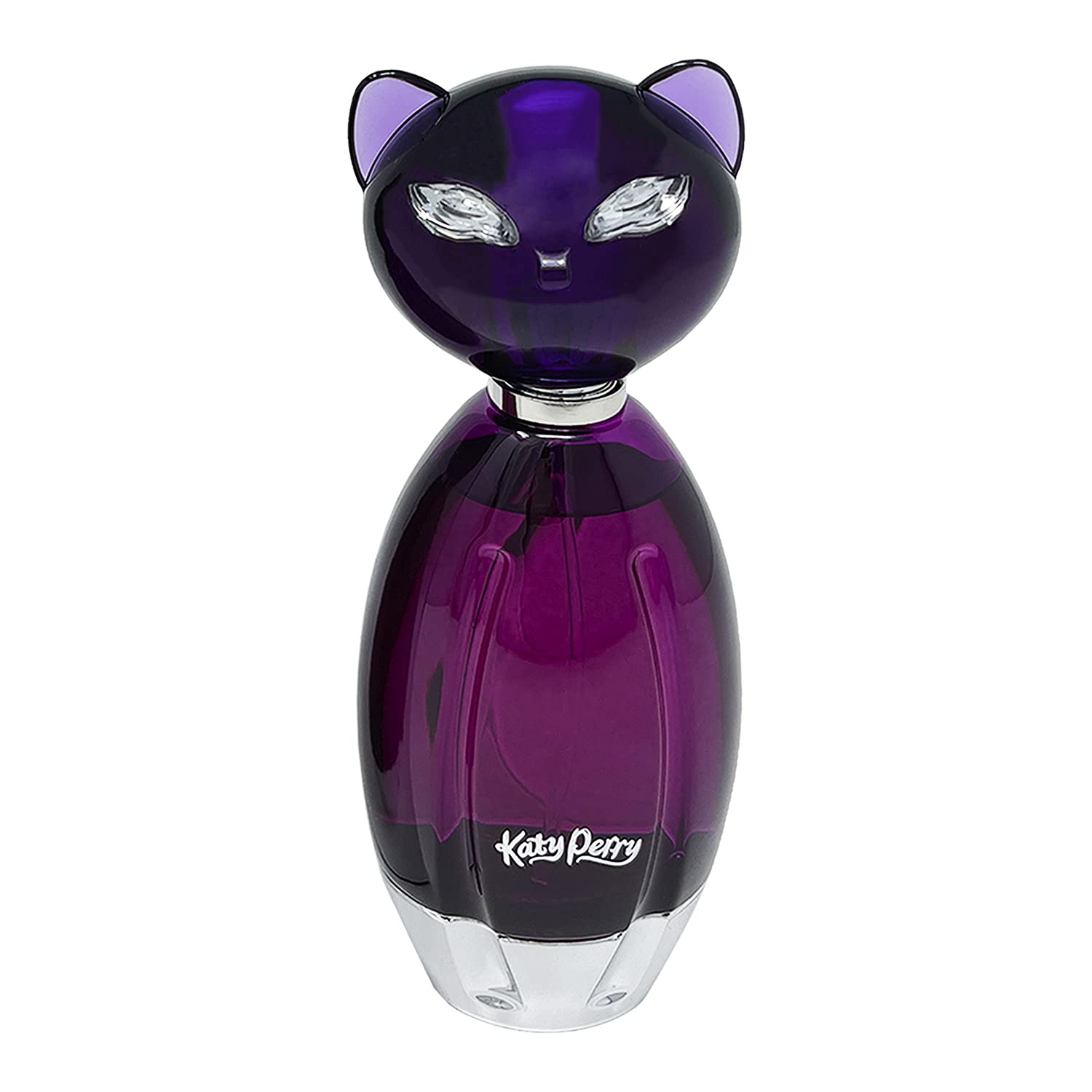 Purr by Katy Perry amber-toned bottle glows, suggesting warm, inviting notes.