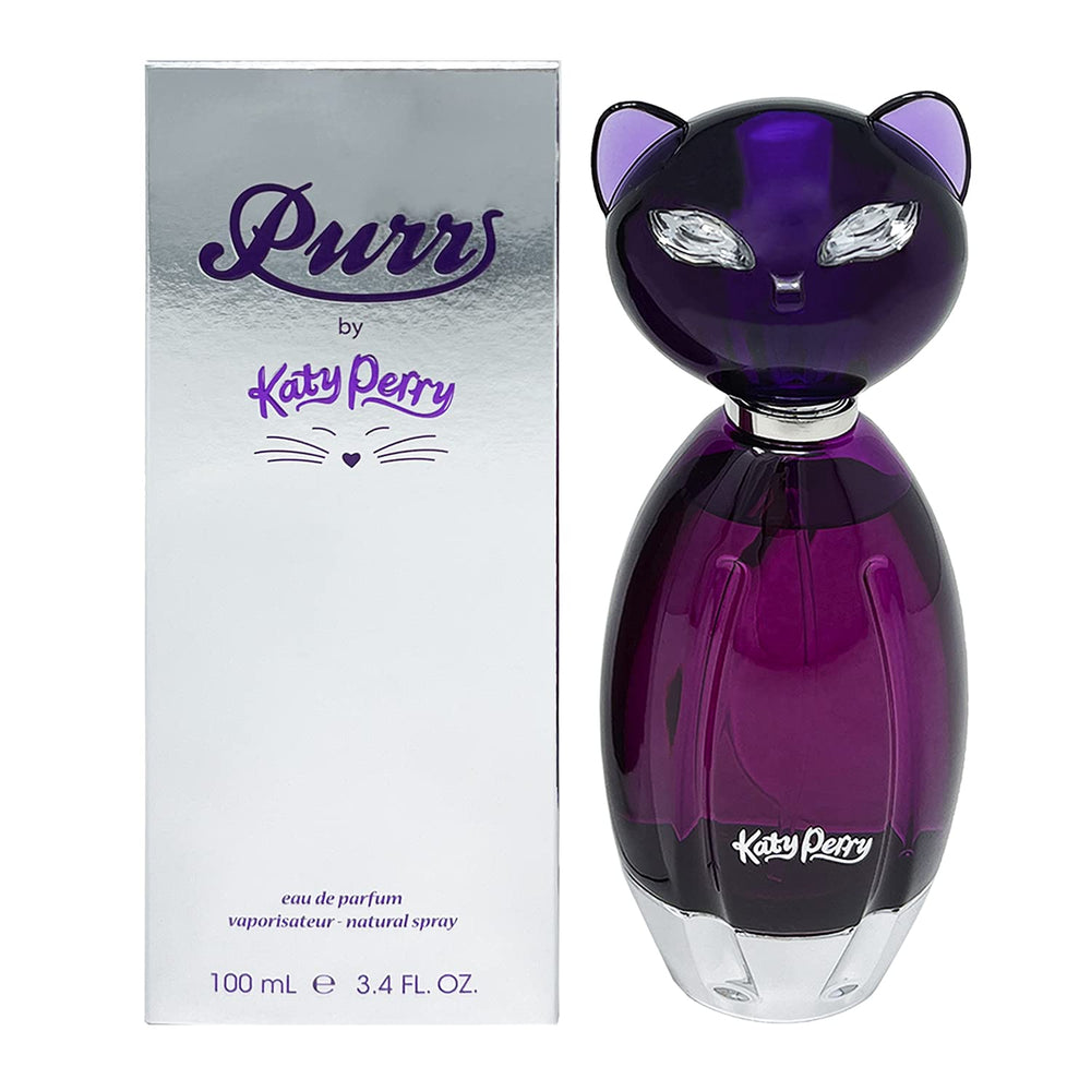 Purr by Katy Perry spray action demonstrates fine mist for balanced fragrance.