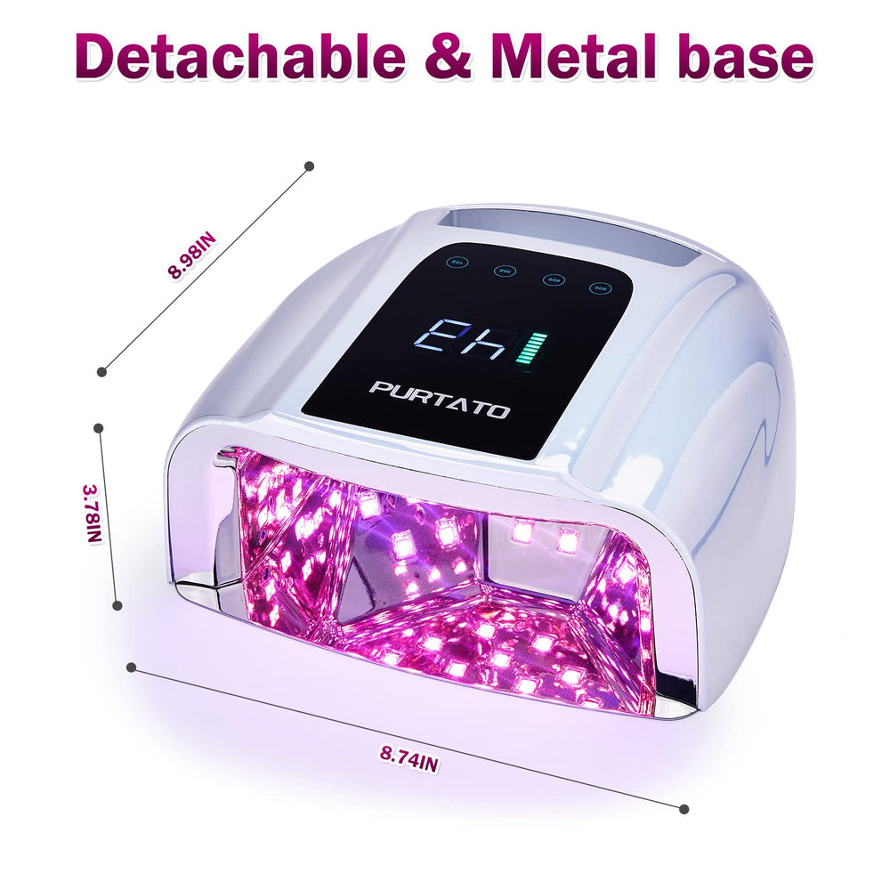 Purtato with large LCD display showing selected timer.