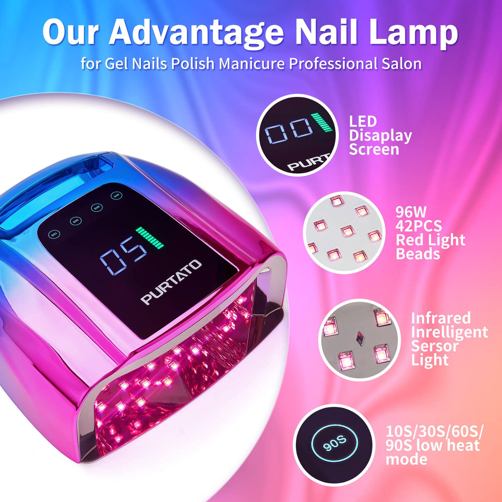 Purtato 4 timer LCD model provides precise curing options