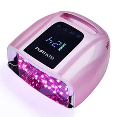 Purtato professional 96W UV LED nail lamp for hand applications delivers fast, even curing.