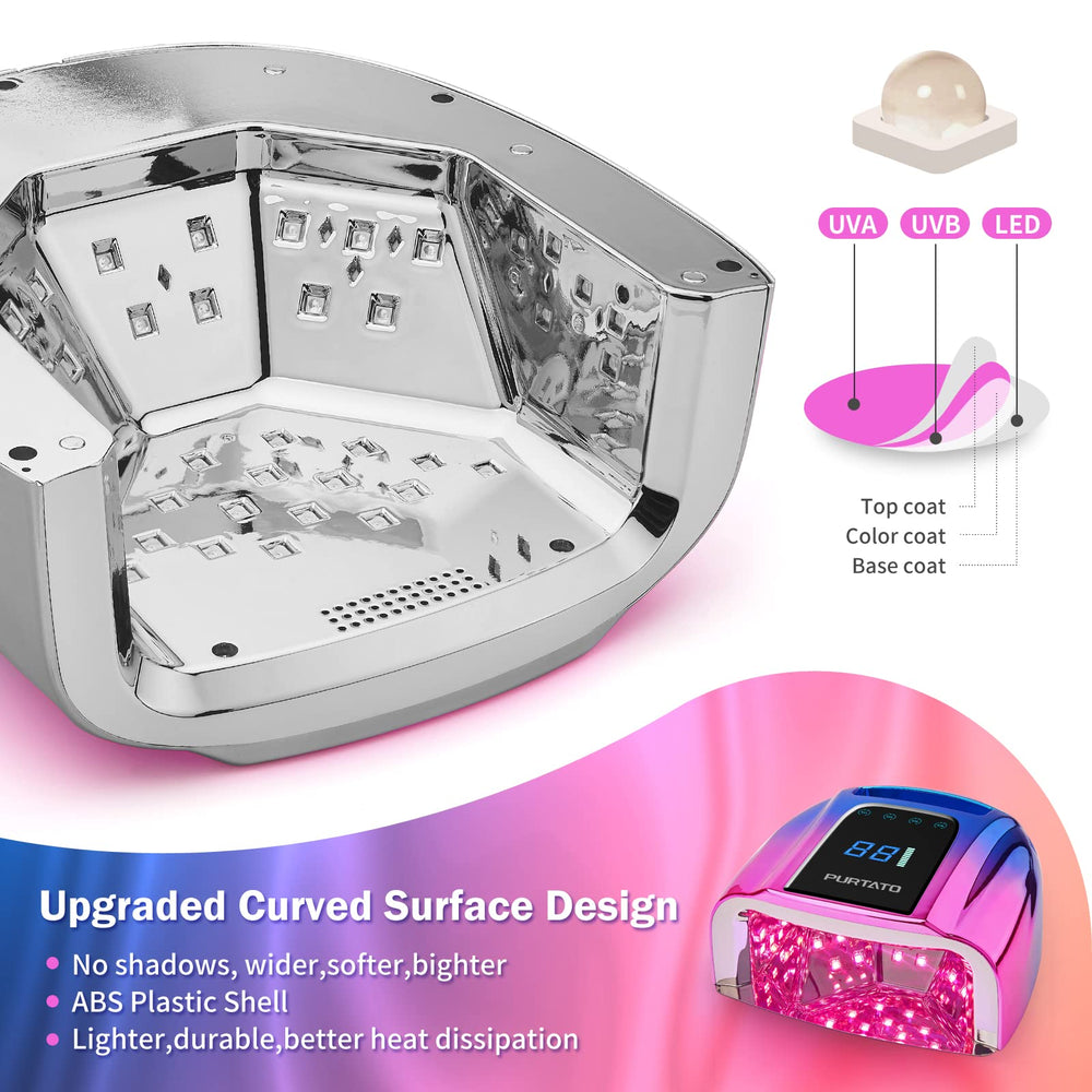 Purtato removable base fits five fingers or toes comfortably