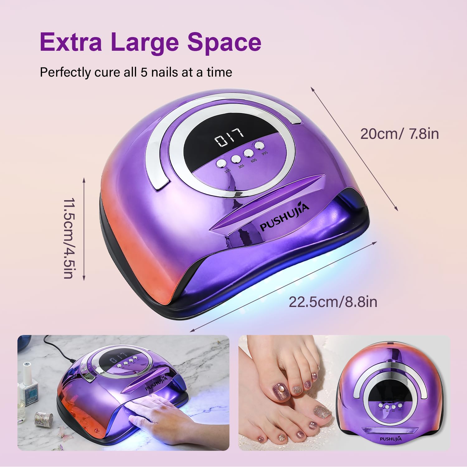 PUSHUJIA compact desk-friendly design suitable for home setups.