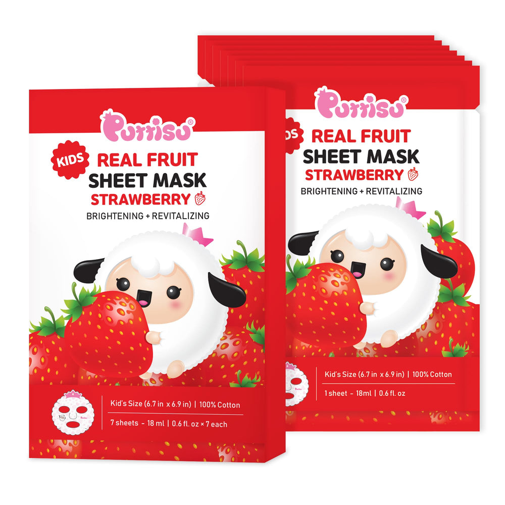 Puttisu soft cotton mask sheet illustrates comfortable, safe wear for sensitive skin.