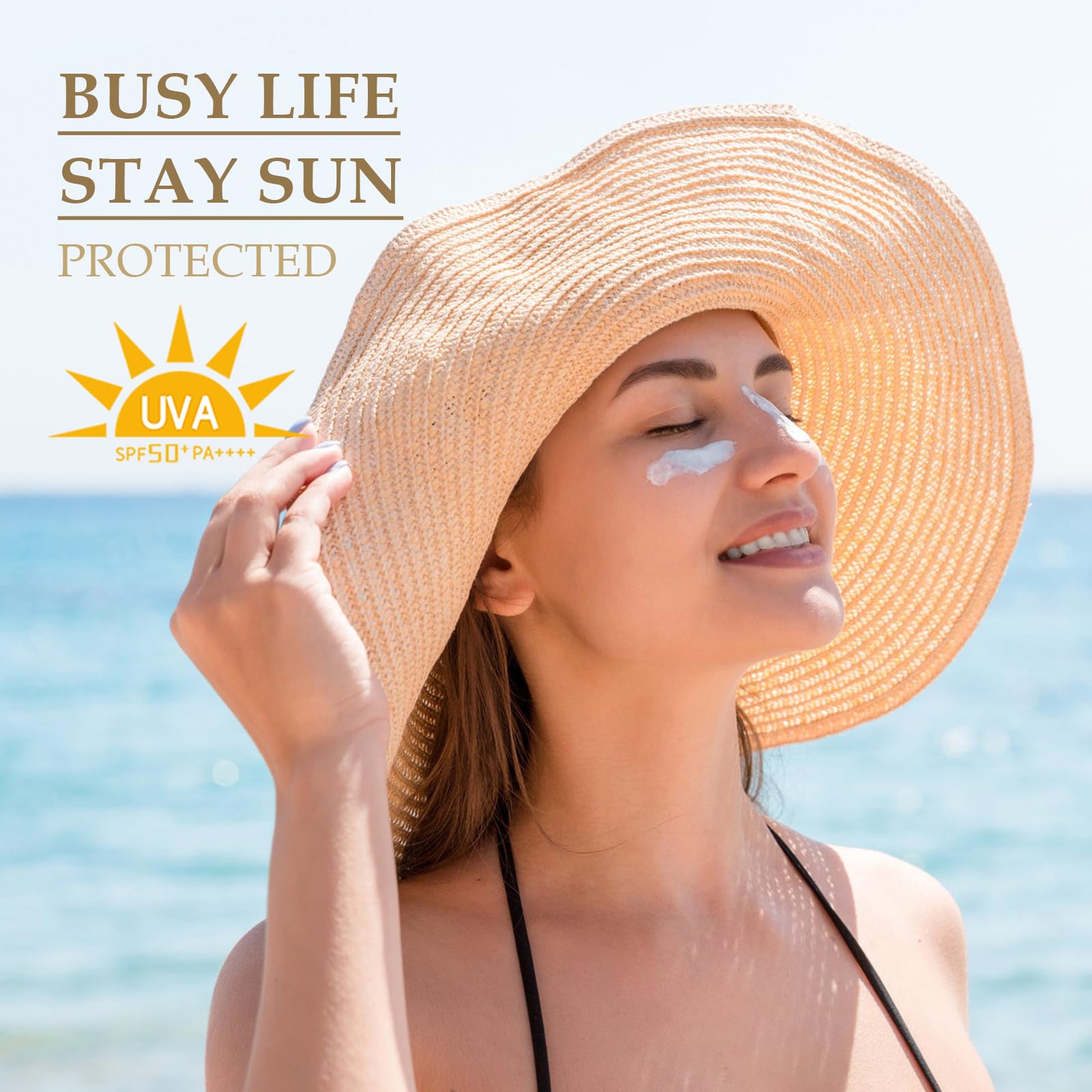 Putyhet Relief Sun SPF50 green tea ingredient emphasis for antioxidant protection
