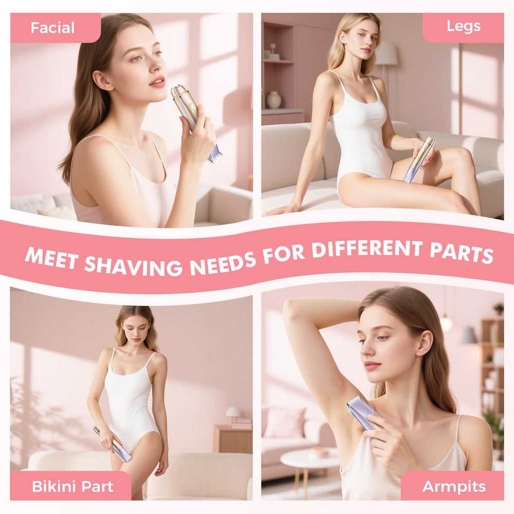 PVBKZ ceramic blade detail highlights hypoallergenic design for gentle skin contact