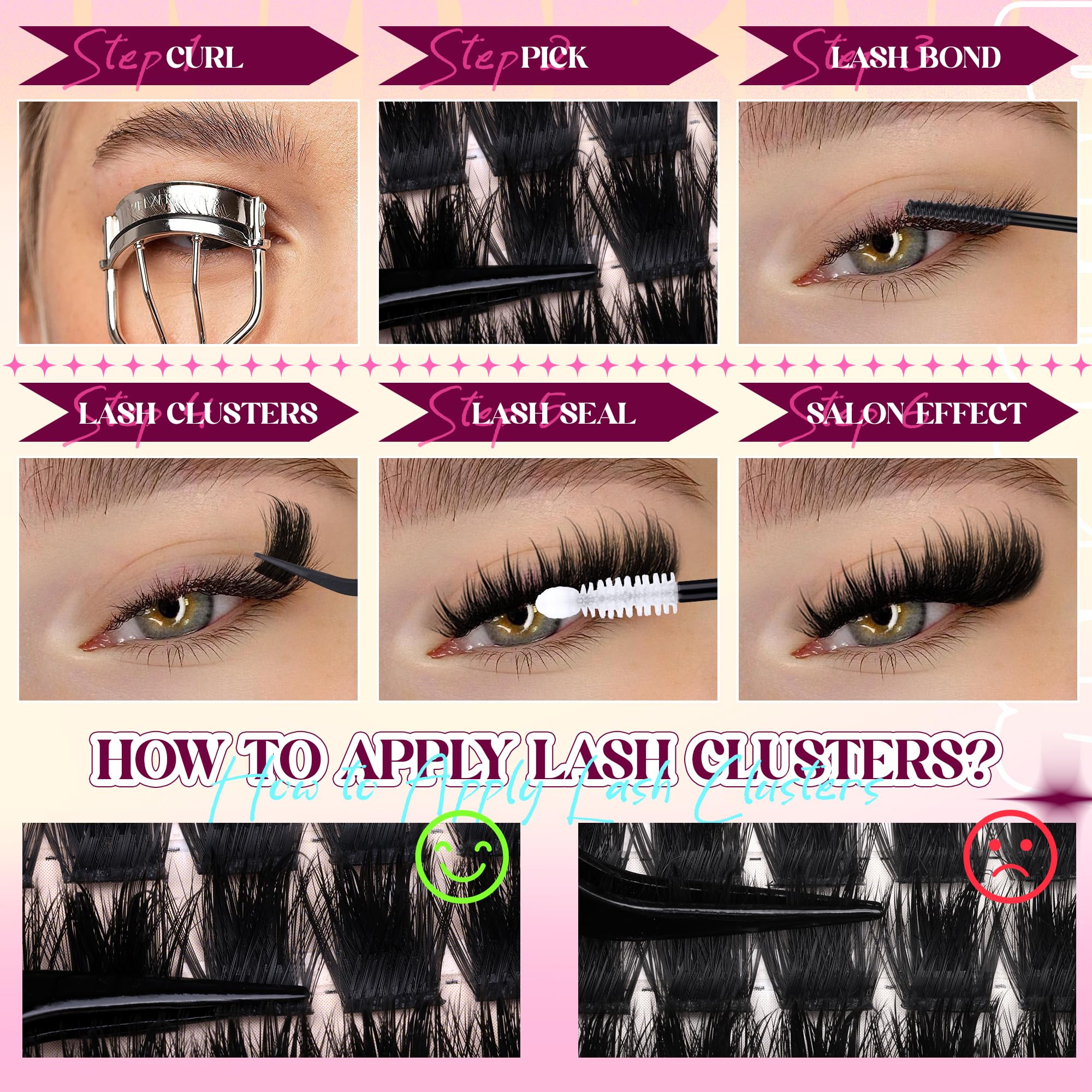 PVDKIW at home look with salon-quality lashes and tools