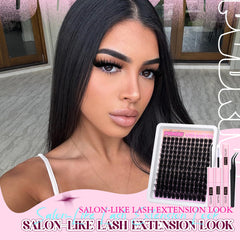 PVDKIW volume lash clusters deliver multi-dimensional fullness