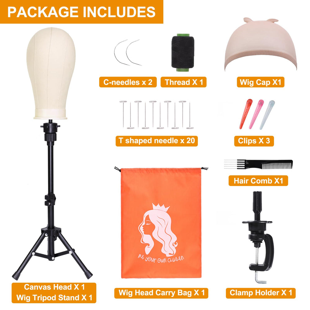 PWEOUKE display-ready setup highlights efficient wig workflow