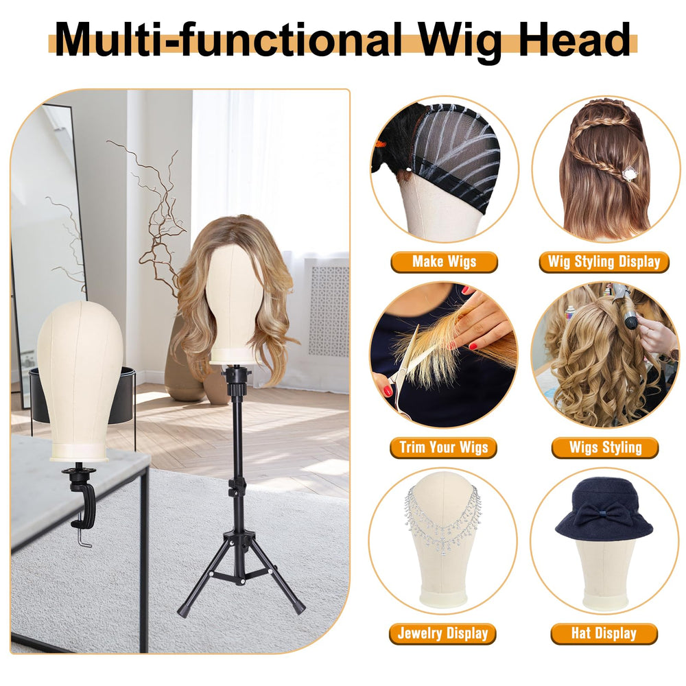 PWEOUKE wig cap included in starter kit for beginners