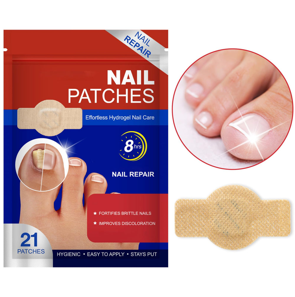 Pwkvsn nail patches odor-free formula supports sensitive skin wearers.