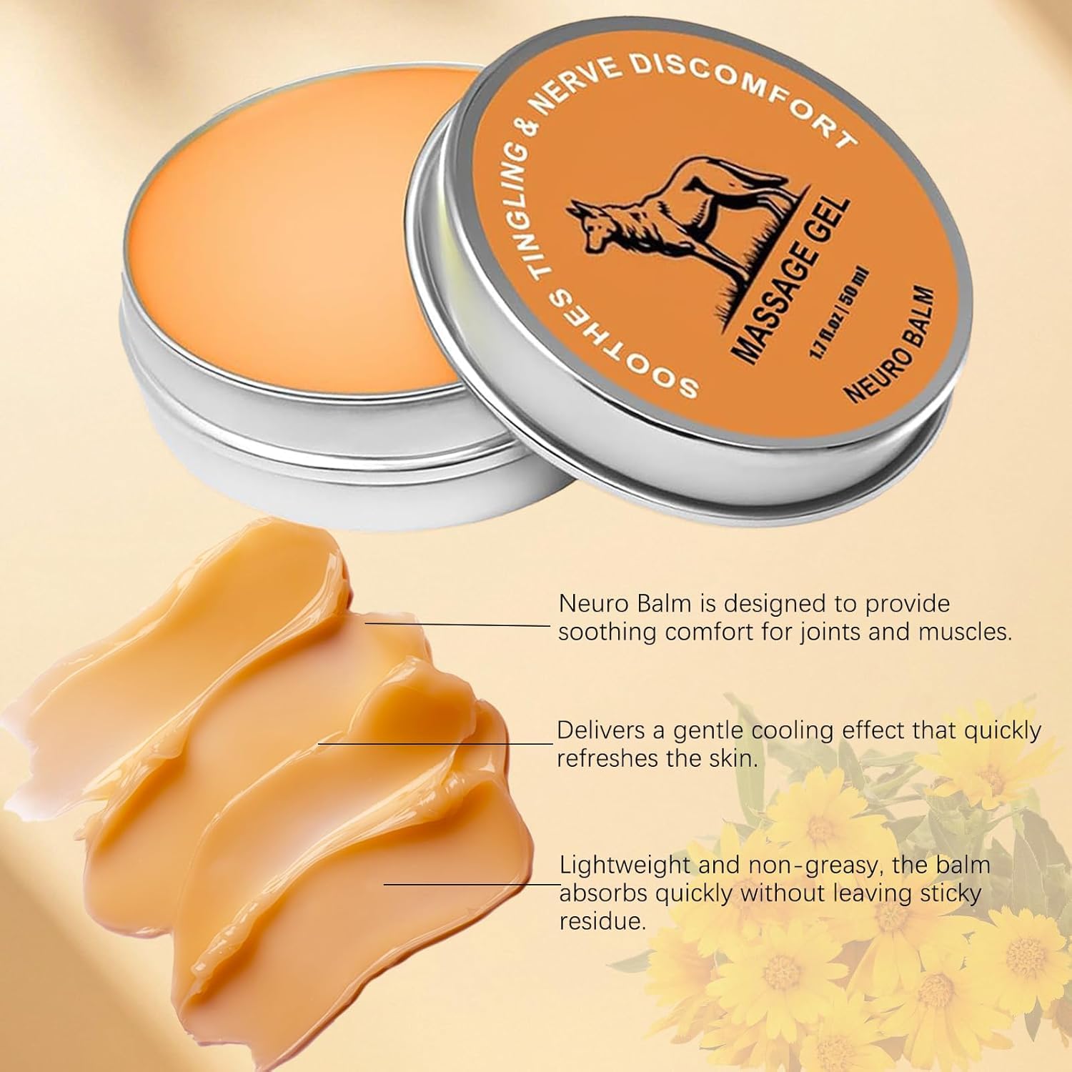 Pwkvsn Neuro Balm back-neck-use demonstrates versatile, multi-area relief.