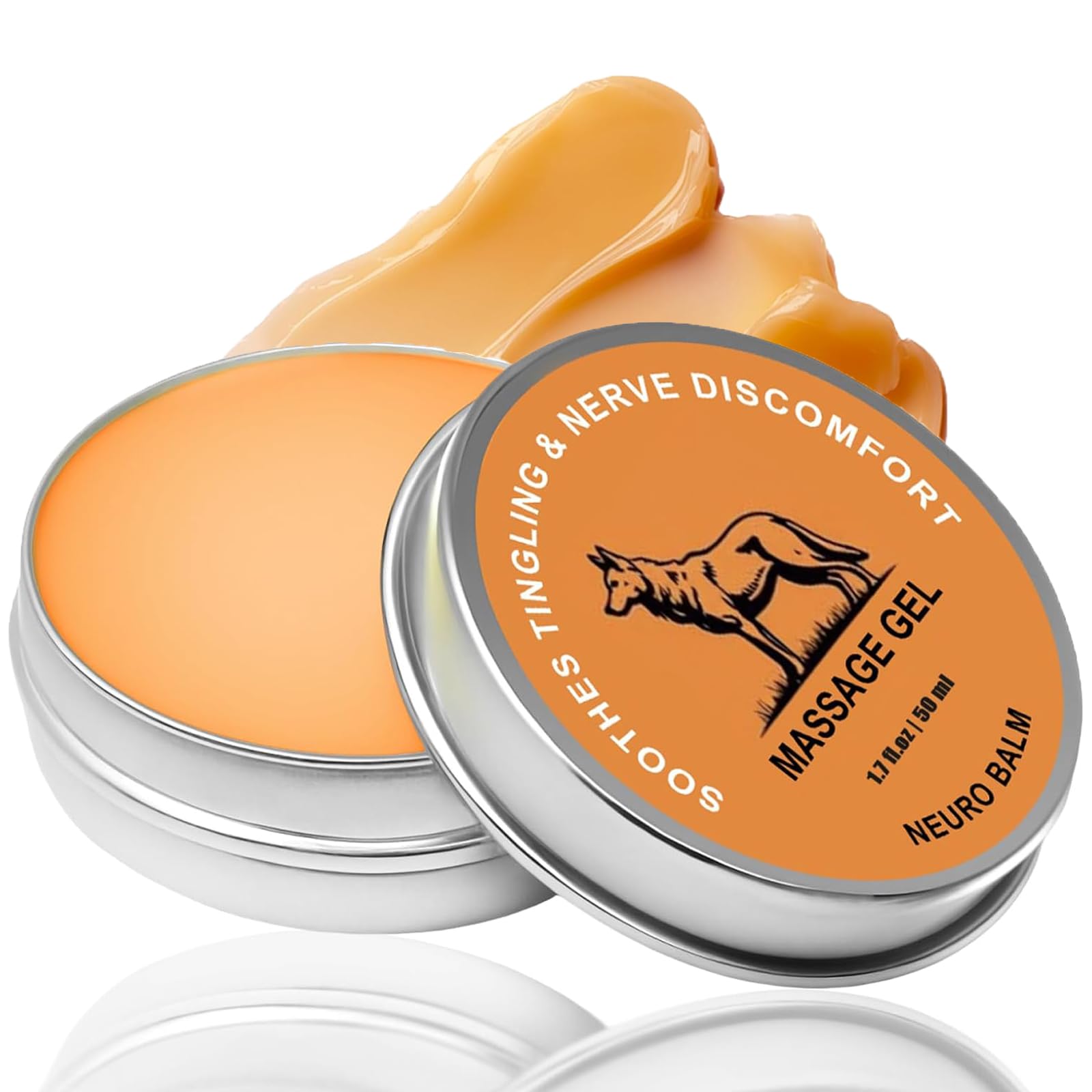 Pwkvsn Neuro Balm bottle-front demonstrating convenient relief for tense muscles.