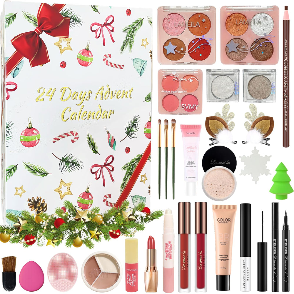 PWYSHXDF makeup advent calendar front box for festive gifting inspiration