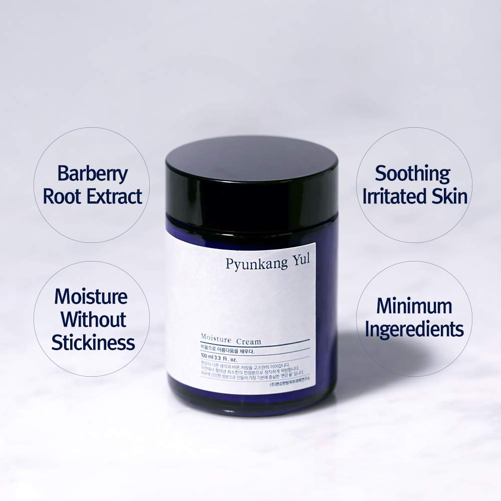 Packaging of Pyunkang Yul Moisture Cream on a clean shelf.