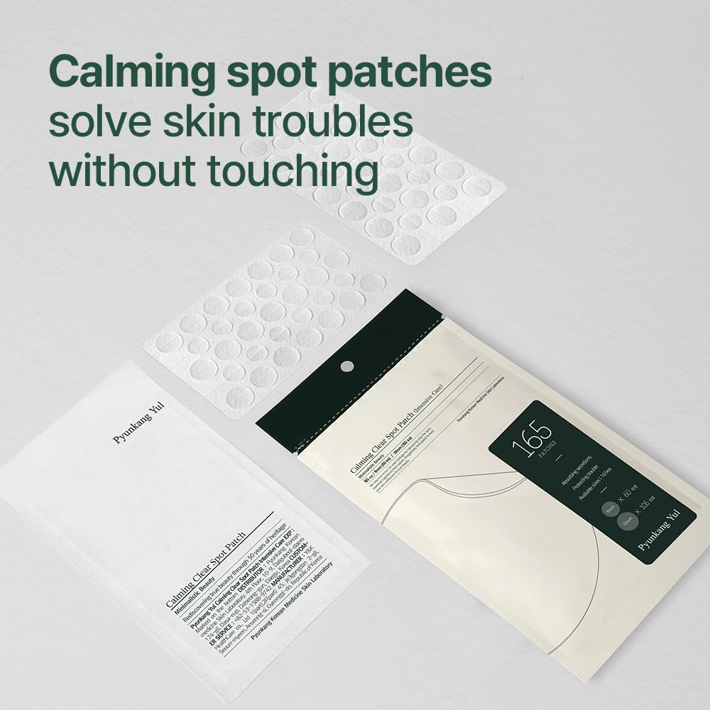 Pyunkang Yul PKY patch on skin large size for bigger blemishes.