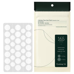 Pyunkang Yul PKY Calming Clear Spot Patch packaging with two sizes for versatile use.