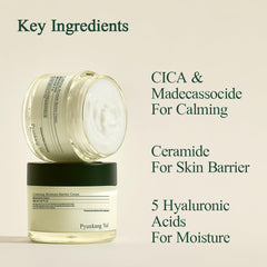 Pyunkang Yul PKY Calming Moisture Barrier Cream ceramides and hyaluronic acid focus for barrier support.
