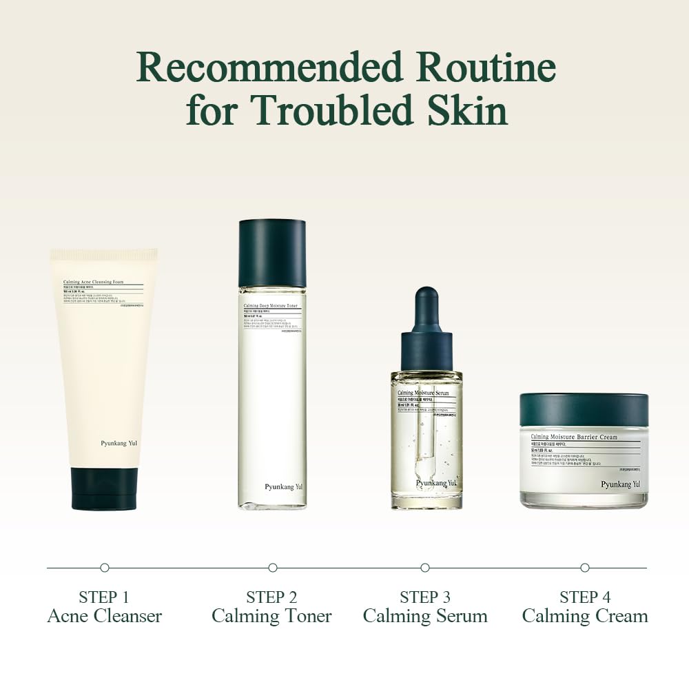 Pyunkang Yul PKY Calming Moisture Barrier Cream on skin yields healthy glow.