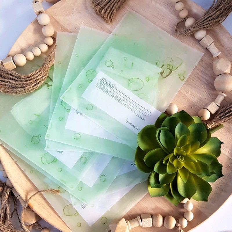 Pyunkang Yul PKY Calming Mask application area demonstrates gentle hydrating care.