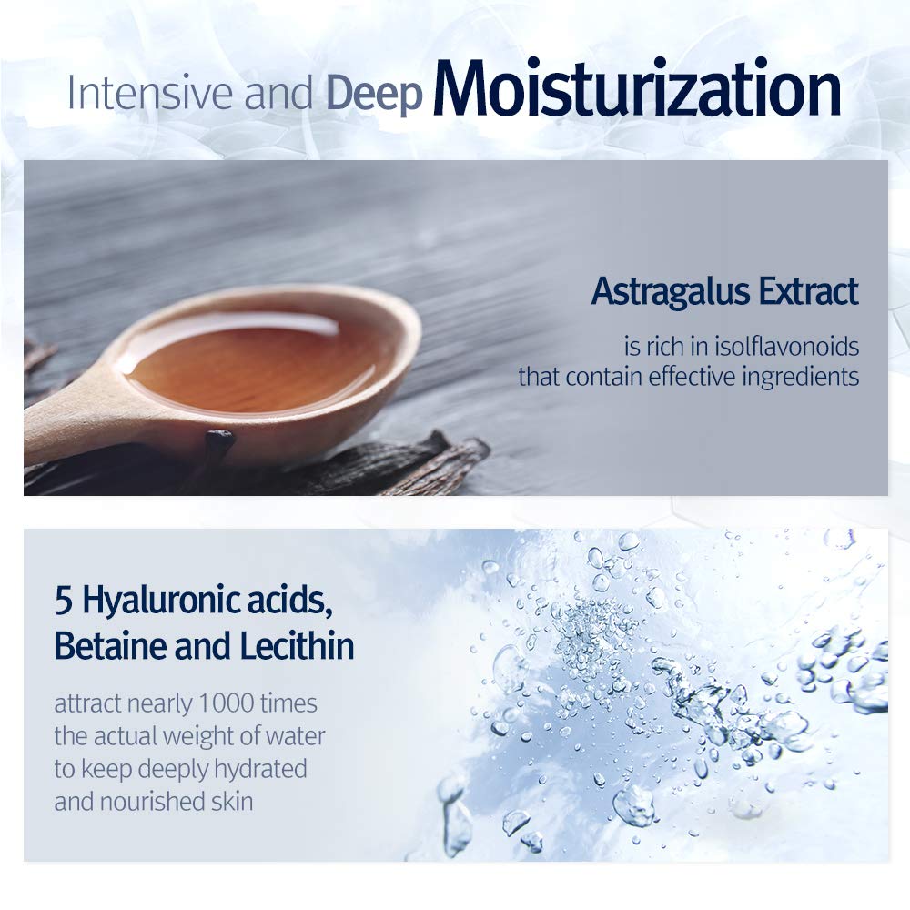Pyunkang Yul PKY mask sheet during application for instant hydration and soothing comfort.