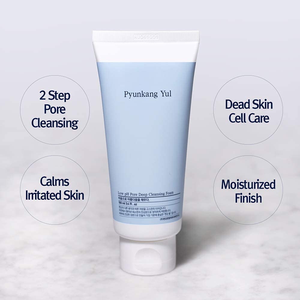 Pyunkang Yul PKY foam with witch hazel extracts visibly soothing