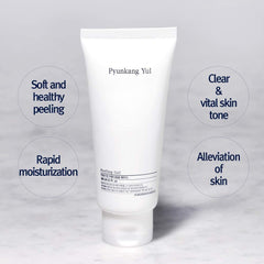 Pyunkang Yul PKY Peeling Gel texture during application for smooth skin.
