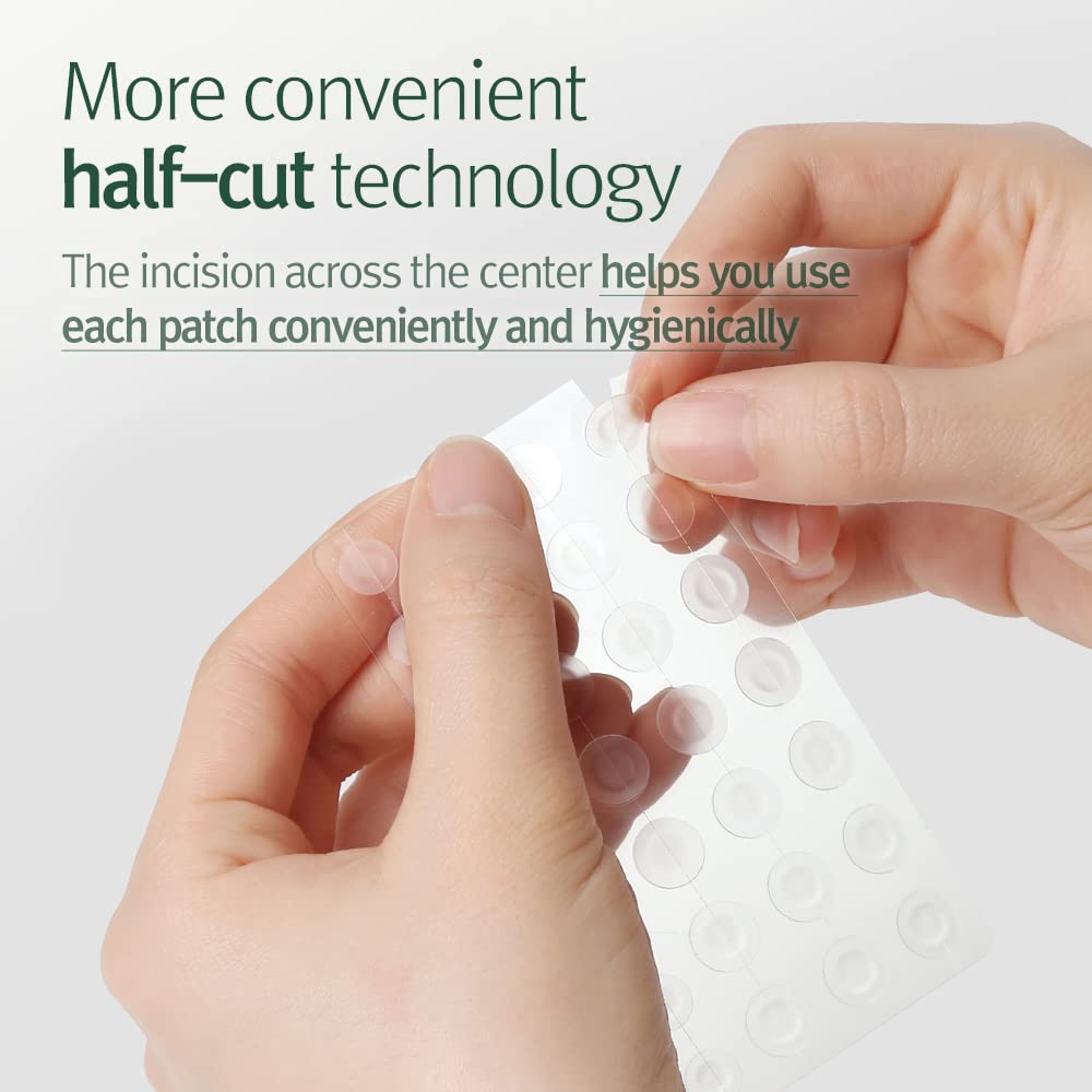 Pyunkang Yul PKY two sizes oval patches blend with skin tone.