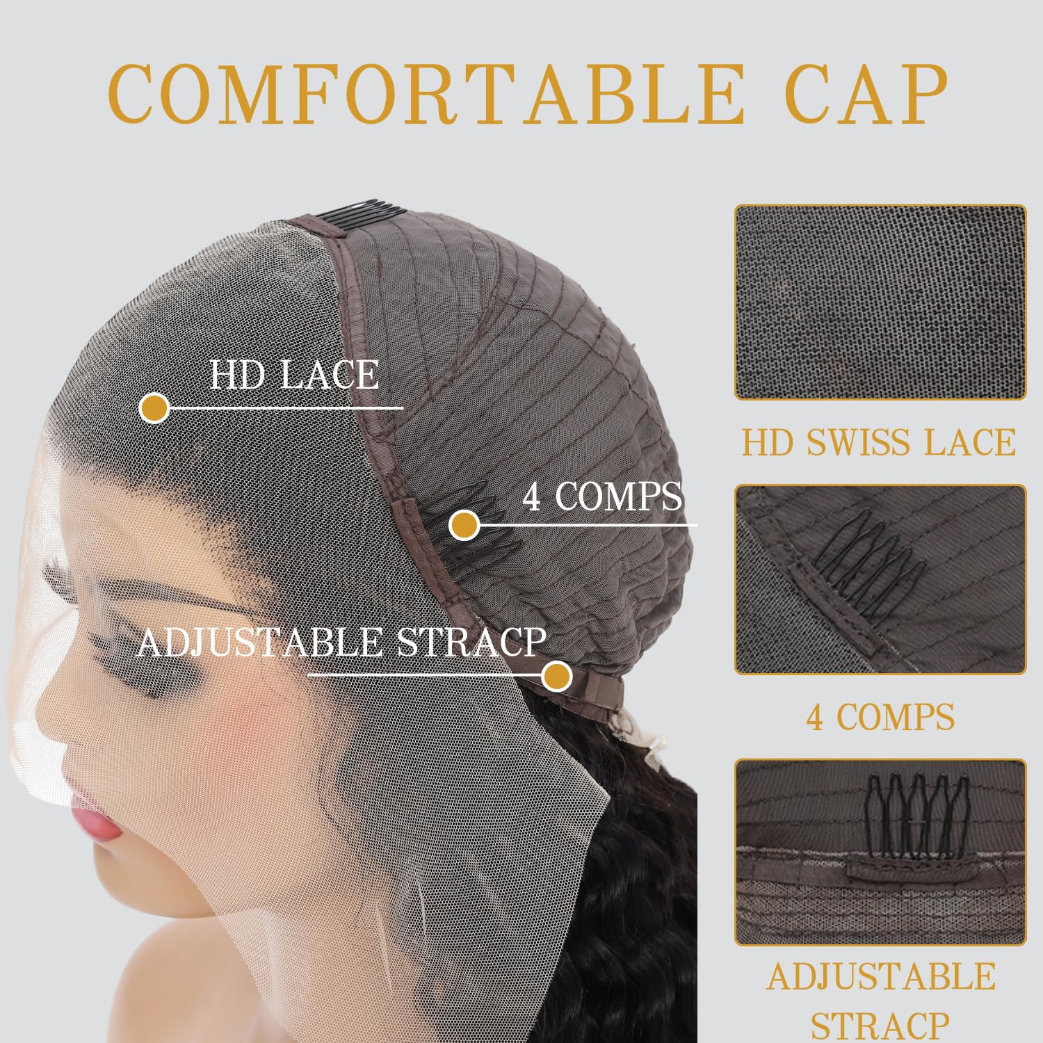 PYY Deep Wave 22in with clips and anti-slip strap for secure placement.