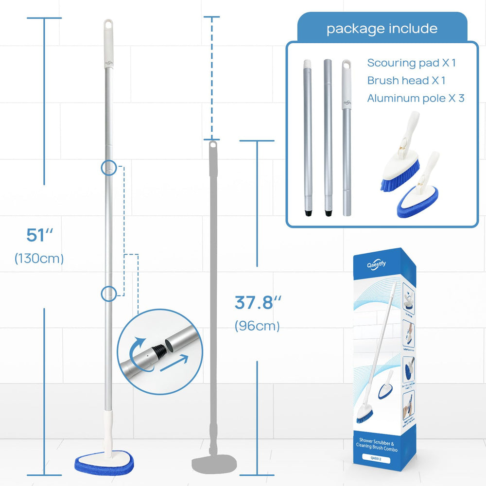 Qaestfy rotating head with lock enables flexible angles for tile