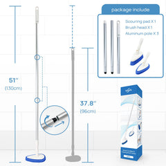Qaestfy rotating head with lock enables flexible angles for tile