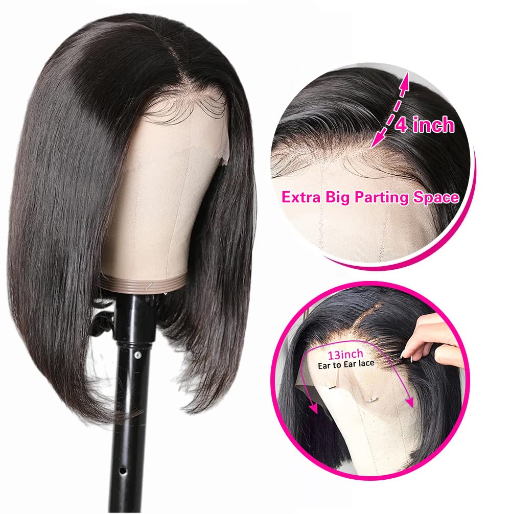 Qangelabeauty bob wig 180% density for thick, healthy-looking style.