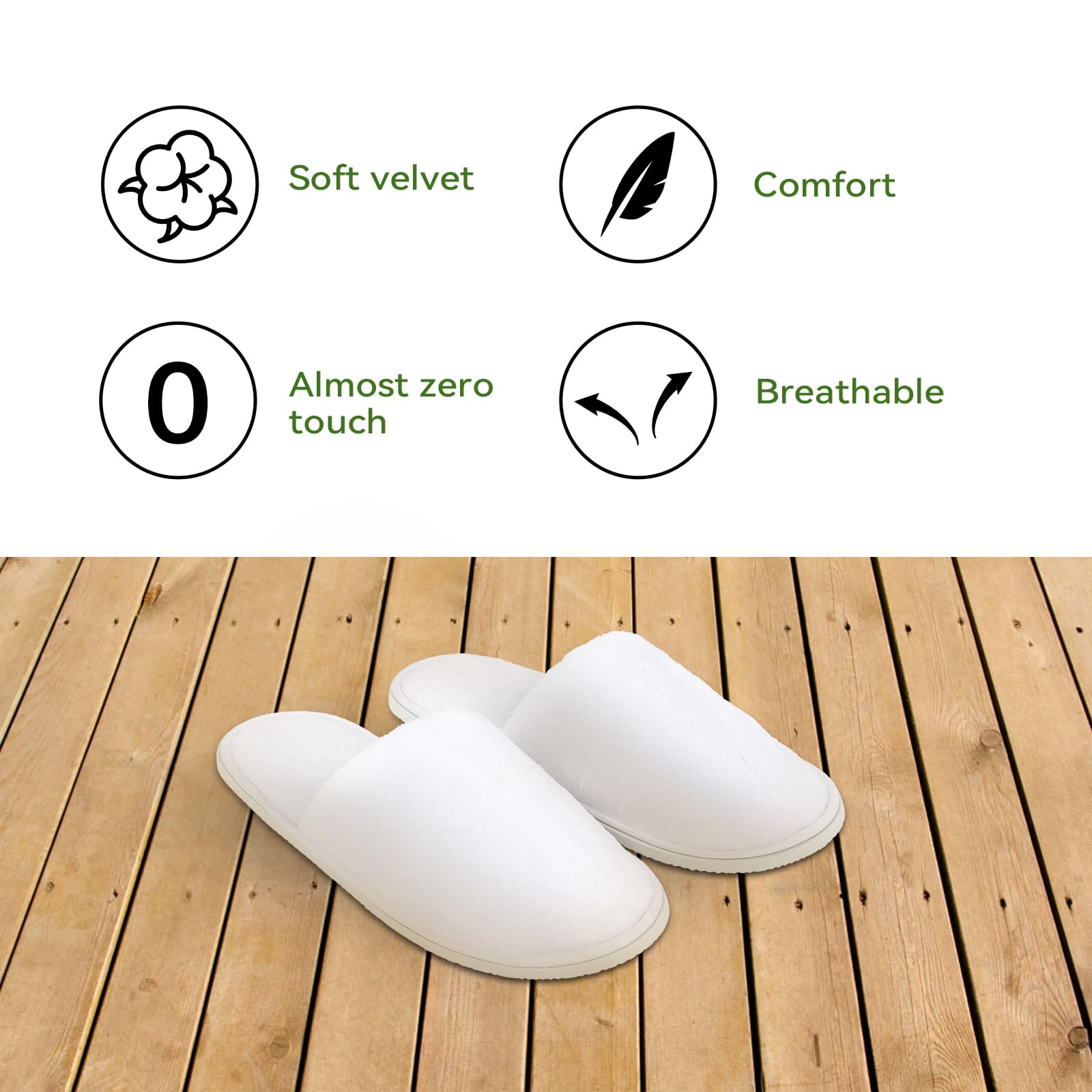 QatmMkt plush velvet upper slippers offer cushioned indoor comfort