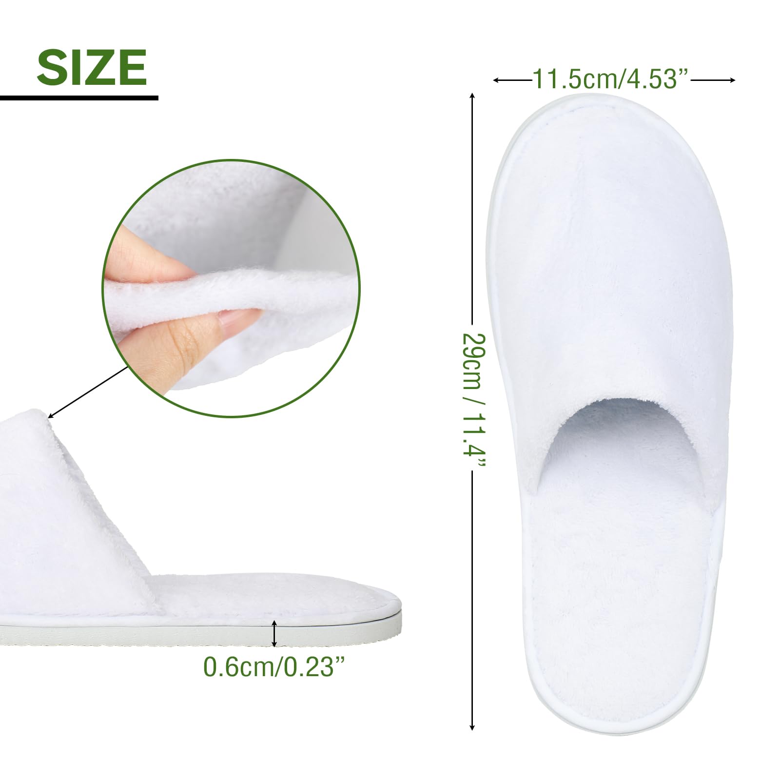 QatmMkt wrapped disposable slippers ensure hygiene on the go
