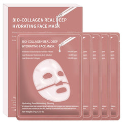 Qawnfy bio-collagen mask packshot showing deep hydration for radiant skin