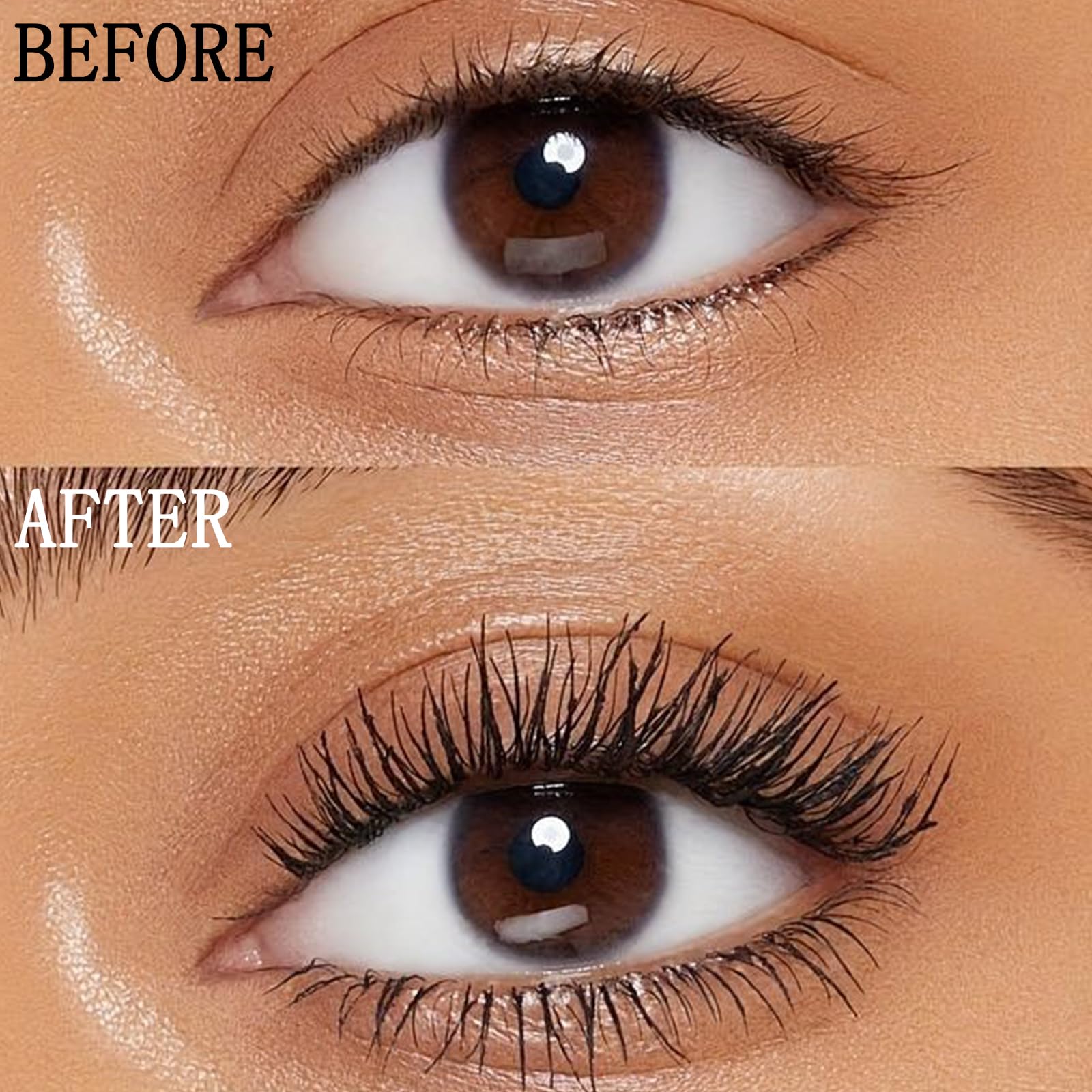 Qawnfy Iron Wand Mascara fiber-added focus suggests instant lash density and volume.