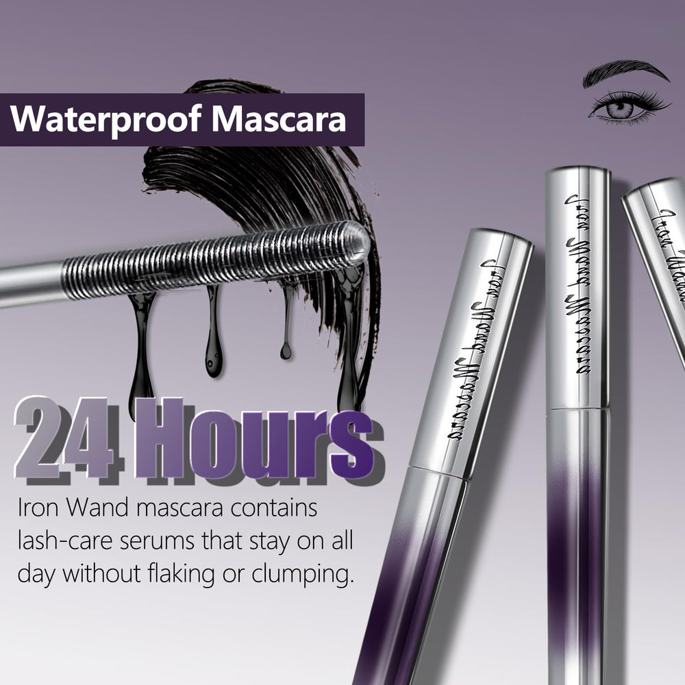 Qawnfy Iron Wand Mascara washable brush underscores reusable, cruelty-free maintenance.