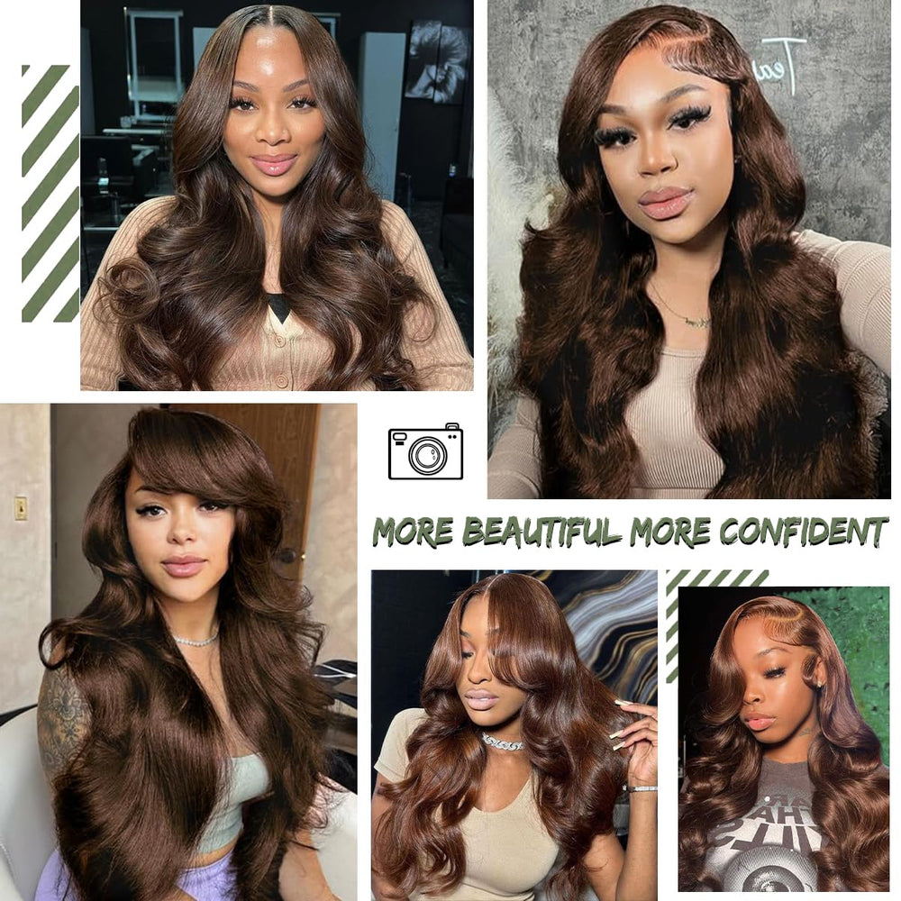 QBRVP 13x6 lace front suits multiple skin tones with an invisible front