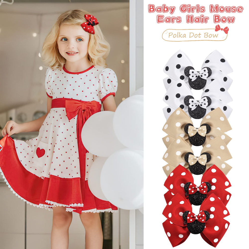 Qearl rose bows detail with grosgrain ribbon finish.