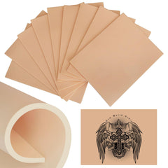 qeqanazo 3mm tattoo practice skin sheet pack demonstrates durable silicone for training