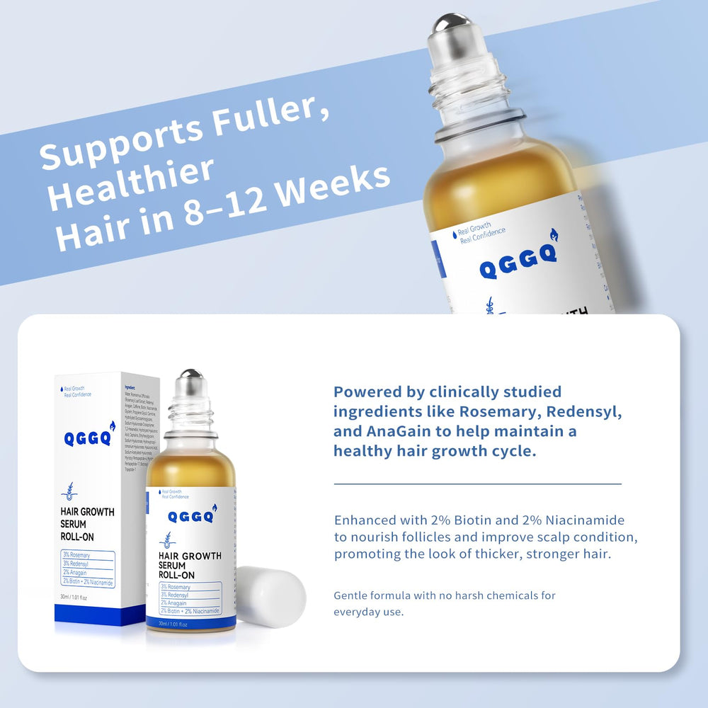 QGGQ no-rinse formula image emphasizes fast, convenient regimen.