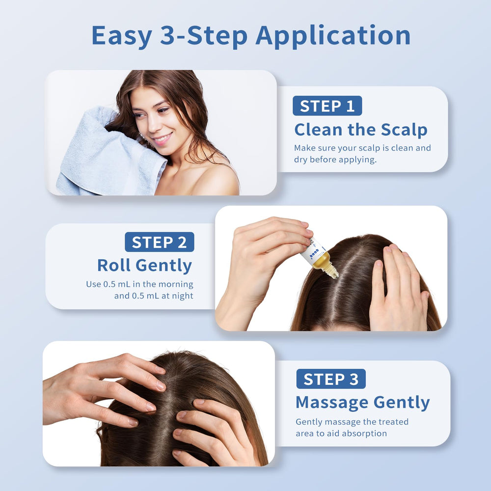 QGGQ alcohol-free, gentle formula suitable for sensitive scalps.