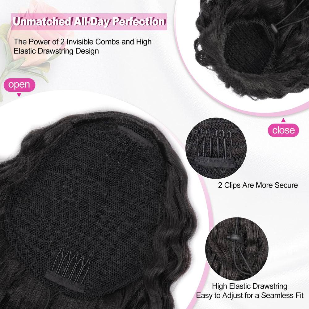 QGZ Ponytail Extension suited to daily use and versatile ponytail styles